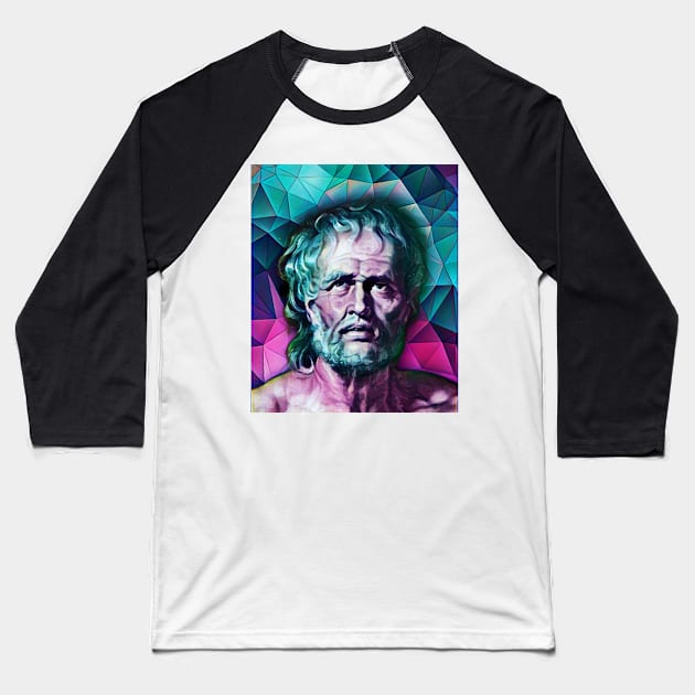 Lucius Annaeus Seneca Portrait | Lucius Annaeus Seneca Artwork 4 Baseball T-Shirt by JustLit